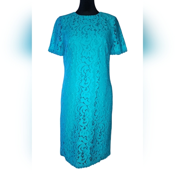 Maggy London Dresses & Skirts - Maggy London Aquafina Lace Sheath Dress, Womens 4